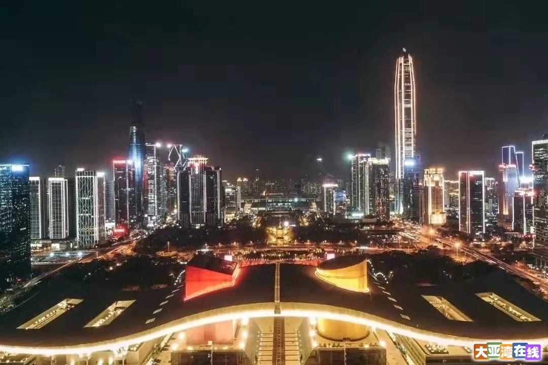 大亚湾夜景图片